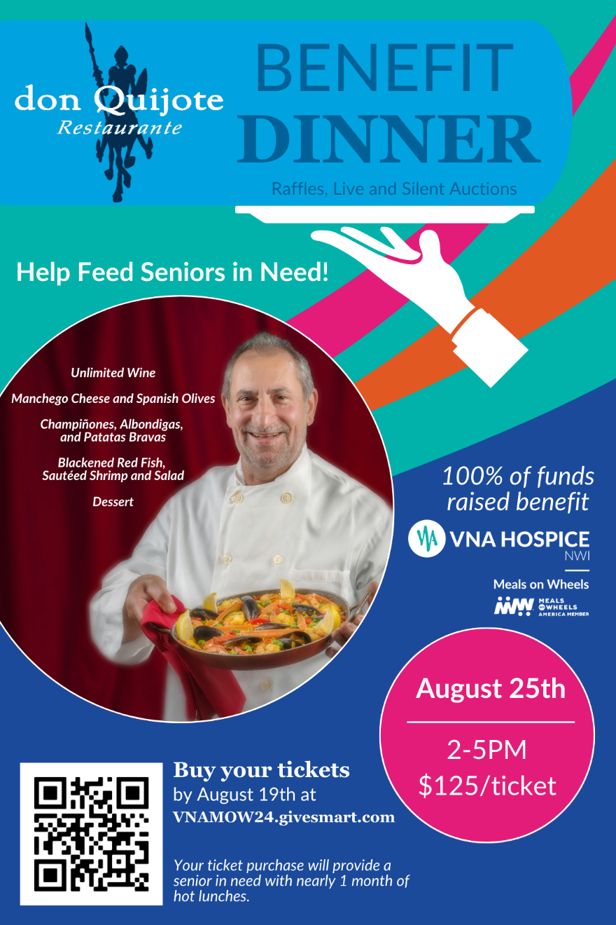 Don Quijote Restaurante hosts benefit dinner for VNA Meals on Wheels of Porter County